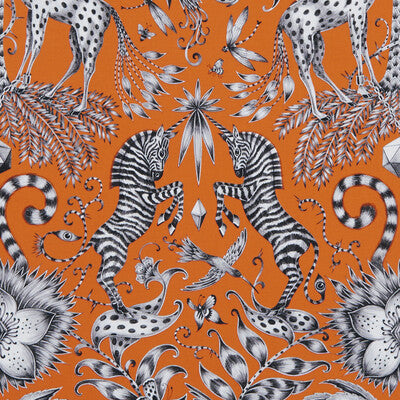 F1111/02-CAC KRUGER FLAME CLARKE AND CLARKE Fabrics Drapery Upholstery