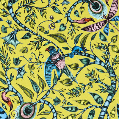 F1113/04-CAC ROUSSEAU LIME CLARKE AND CLARKE Fabrics Drapery Upholstery
