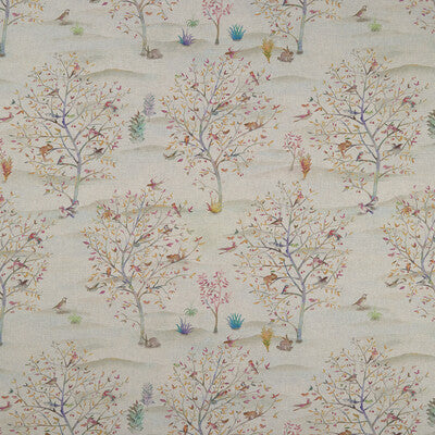F1148/01-CAC COPPICE SUMMER/LINEN CLARKE AND CLARKE Fabrics Drapery Upholstery