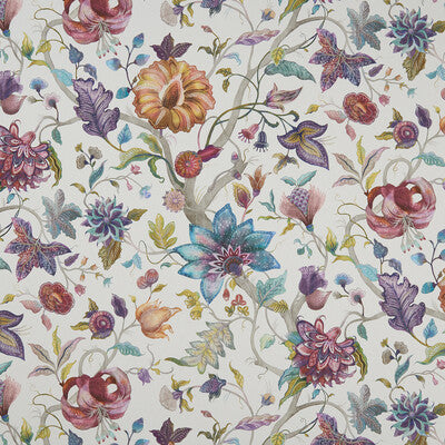 F1150/01-CAC DELILAH SUMMER/CREAM CLARKE AND CLARKE Fabrics Drapery Upholstery