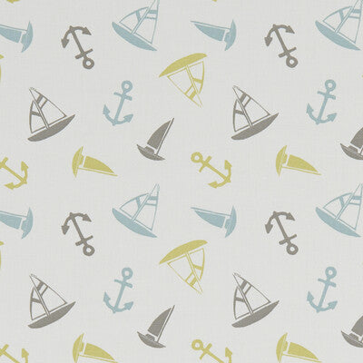 F1183/02-CAC AHOY MINERAL CLARKE AND CLARKE Fabrics Drapery Upholstery