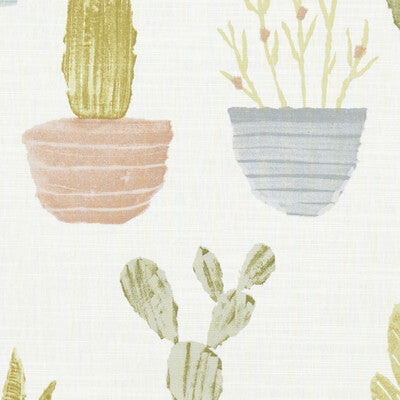F1233/04-CAC CACTUS PASTEL CLARKE AND CLARKE Fabrics Drapery Upholstery