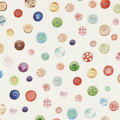 F1259/01-CAC BUTTON BOX CREAM CLARKE AND CLARKE Fabrics Drapery Upholstery