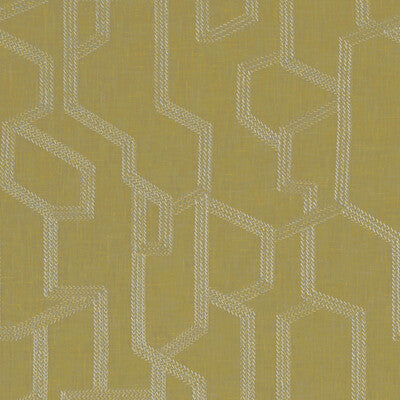 F1300/02-CAC LABYRINTH CITRON CLARKE AND CLARKE DRAPERY