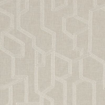 F1300/03-CAC LABYRINTH LINEN CLARKE AND CLARKE DRAPERY