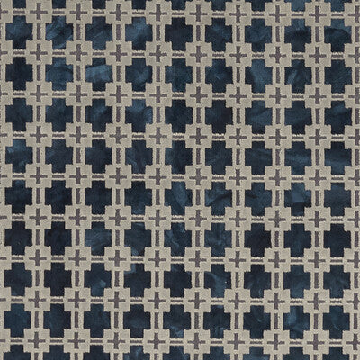 F1302/02-CAC MAUI MIDNIGHT CLARKE AND CLARKE Fabrics Drapery Upholstery