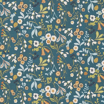 F1312/02-CAC ASHBEE DENIM/SPICE CLARKE AND CLARKE Fabrics Drapery Upholstery
