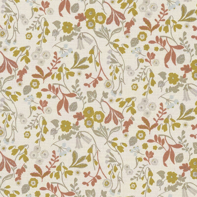 F1312/04-CAC ASHBEE OCHRE CLARKE AND CLARKE Fabrics Drapery Upholstery