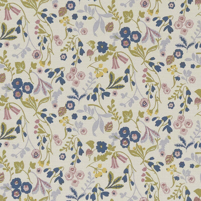 F1312/06-CAC ASHBEE TEAL/BLUSH CLARKE AND CLARKE Fabrics Drapery Upholstery