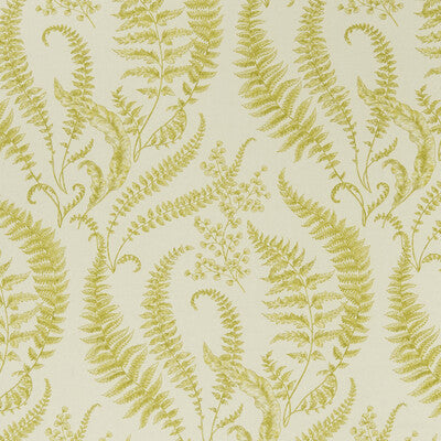 F1328/01-CAC FOLIUM CHARTREUSE CLARKE AND CLARKE Fabrics Drapery Upholstery