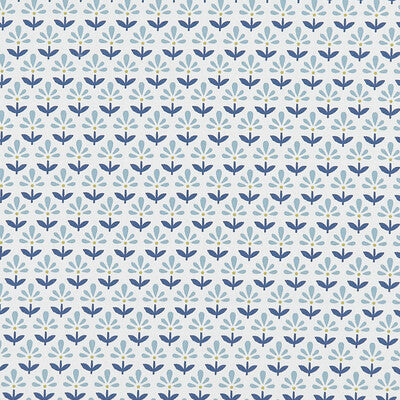 F1373/02-CAC FLEUR DENIM CLARKE AND CLARKE UPHOLSTERY