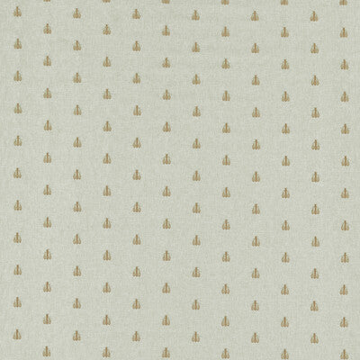 F1507/02-CAC FALENA LINEN/GOLD CLARKE AND CLARKE DRAPERY