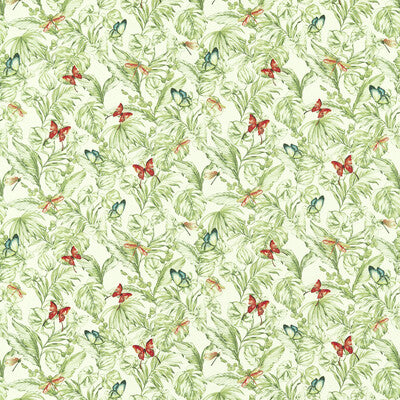 F1513/05-CAC ACADIA OLIVE/SPICE CLARKE AND CLARKE Fabrics Drapery Upholstery