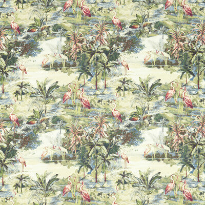 F1546/02-CAC HABITAT LAGOON CLARKE AND CLARKE Fabrics Drapery Upholstery