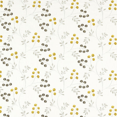 F1556/03-CAC ROCHELLE PEWTER/CHARTREUSE CLARKE AND CLARKE DRAPERY