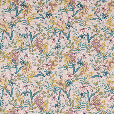 F1650/01-CAC HAZELBURY BLUSH CLARKE AND CLARKE Fabrics Drapery Upholstery