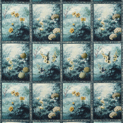 F1651/01-CAC ARTUS DENIM OCHRE CLARKE AND CLARKE UPHOLSTERY