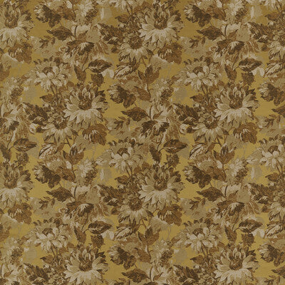 F1662/01-CAC SUNFOREST OCHRE JACQUARD CLARKE AND CLARKE DRAPERY