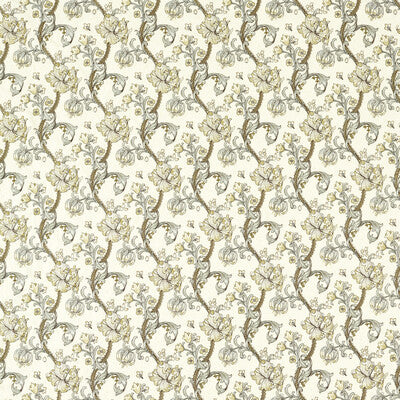 F1742/01-CAC GOLDEN LILY EMBROIDERY DOVE CLARKE AND CLARKE DRAPERY
