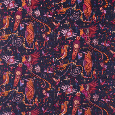 F1759/03-CAC QUETZAL VELVET VIOLET CLARKE AND CLARKE UPHOLSTERY