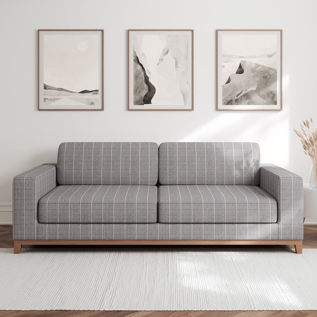 F200-121 Plaid nan Grey & Silver Performance Colors