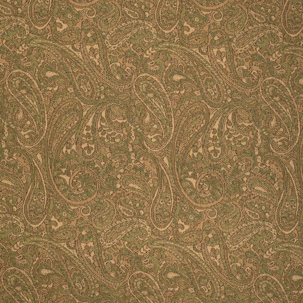 F200-177 Paisley Green Charlotte Fabrics Woven Patterns