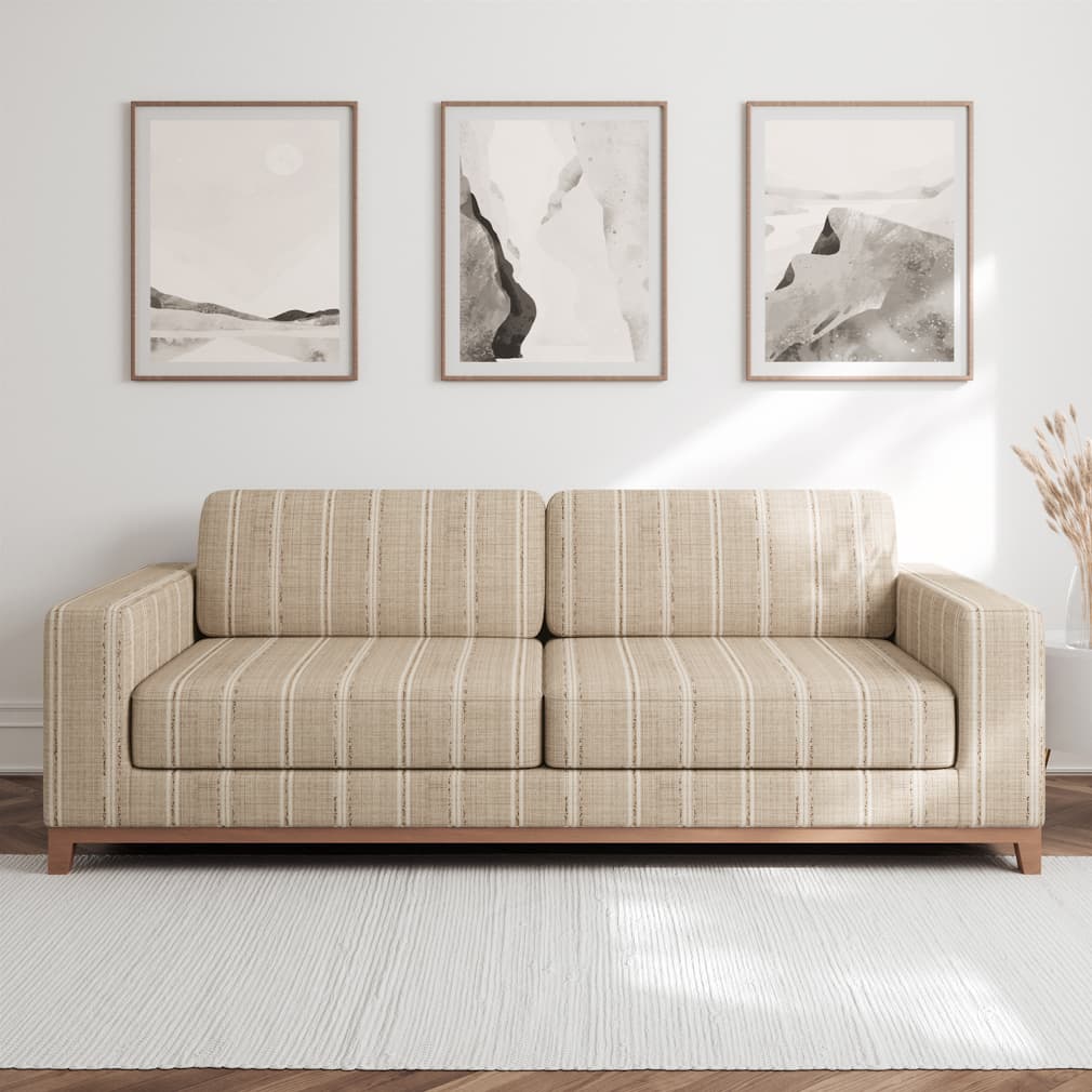 F300-113 Stripe nan Beige & Taupe Performance Colors