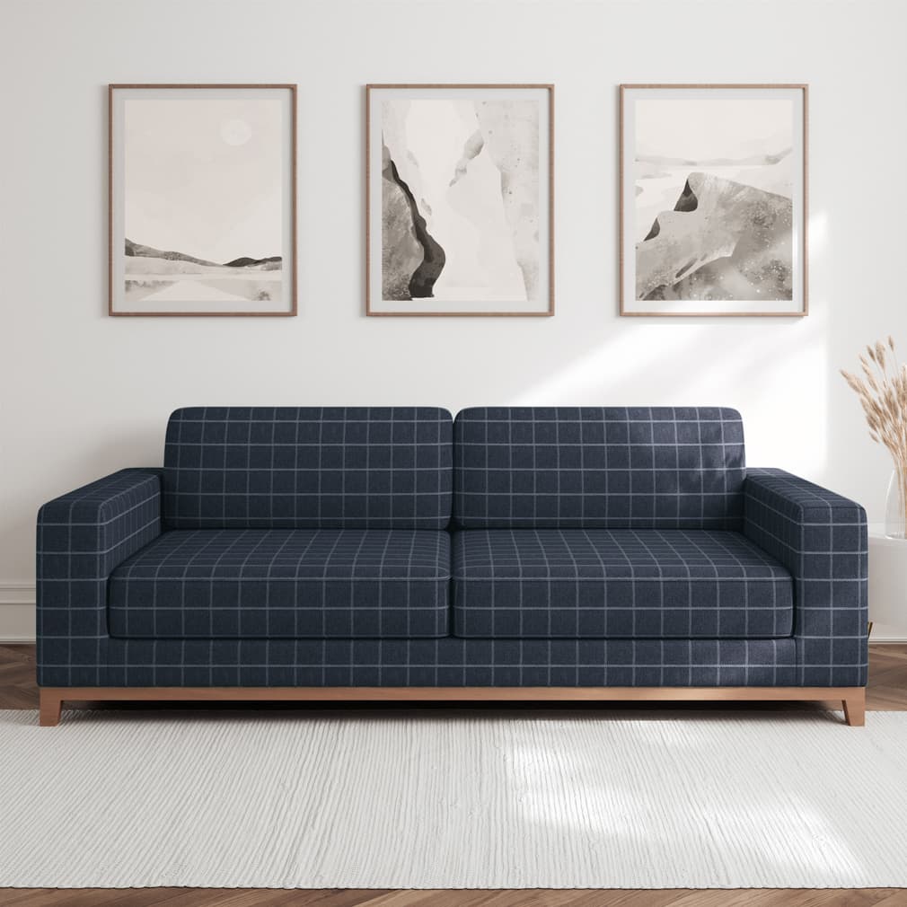 F300-137 Plaid nan Blue Performance Colors