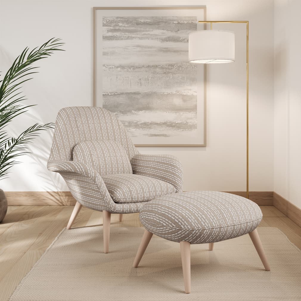 F300-155 Abstract & Geometric,Stripe nan Beige & Taupe Performance Colors