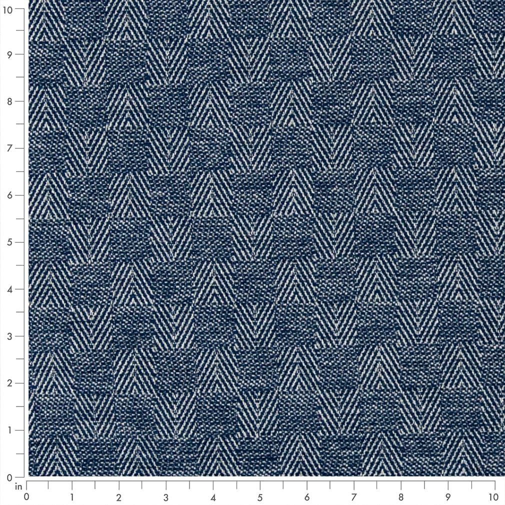 F300-183 Abstract & Geometric,Small Scale nan Blue Performance Colors