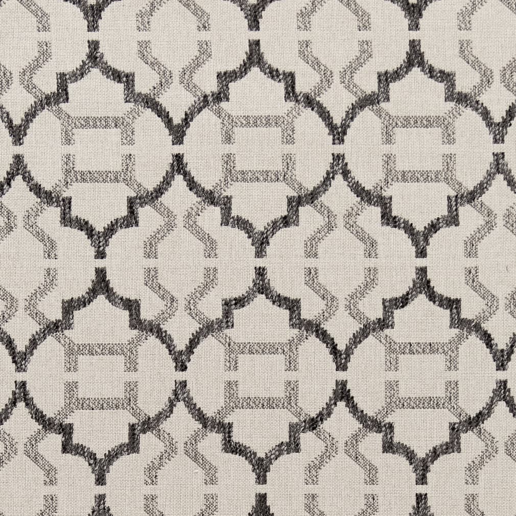 F300-185 Abstract & Geometric Grey & Silver Charlotte Fabrics Woven Patterns