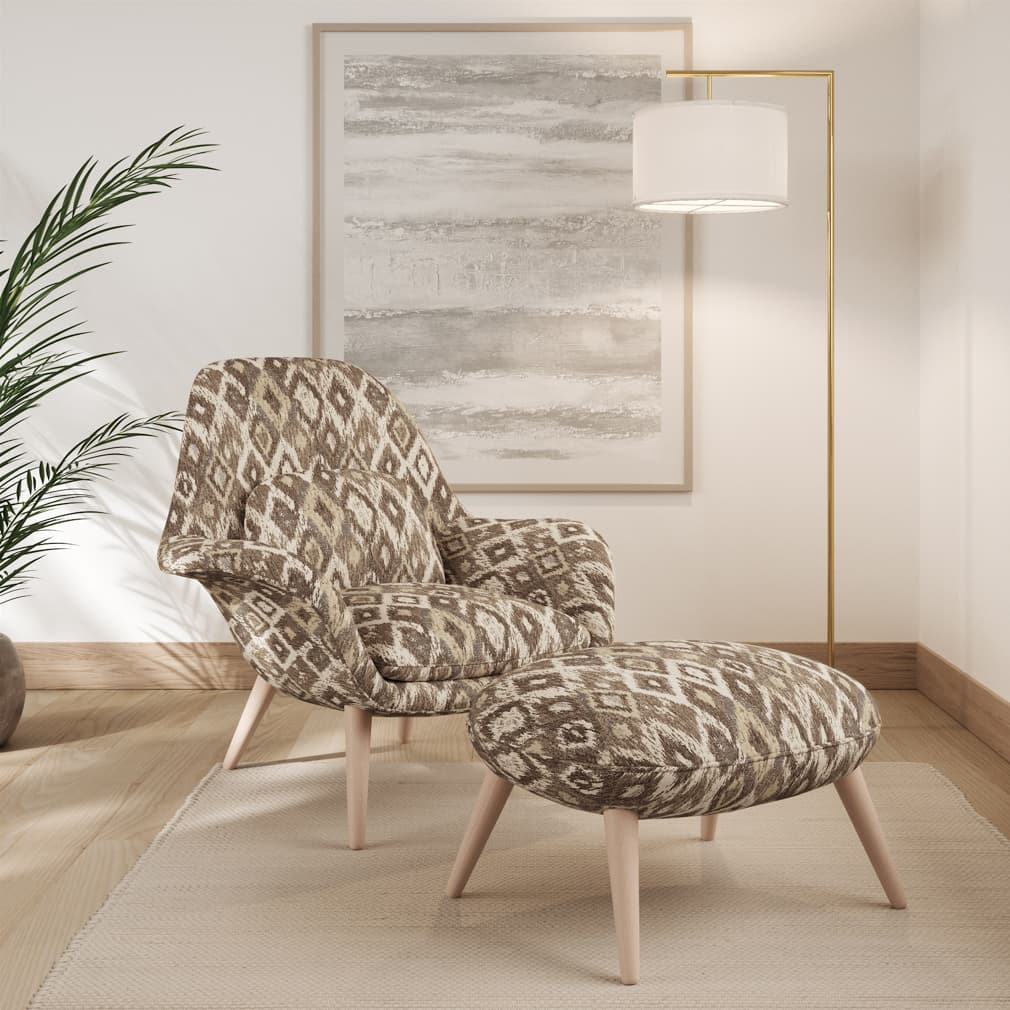 F300-194 Abstract & Geometric,Global nan Beige & Taupe,Brown Performance Colors