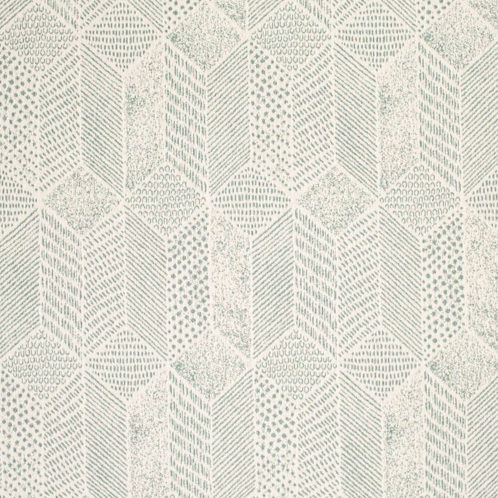 F300-225 Abstract & Geometric Aqua & Teal Charlotte Fabrics Woven Patterns