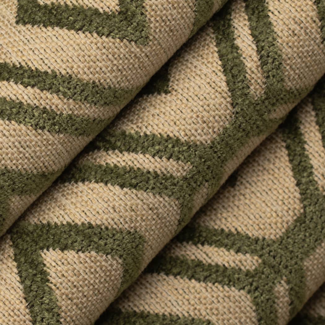 F300-271 Abstract & Geometric nan Green Performance Colors