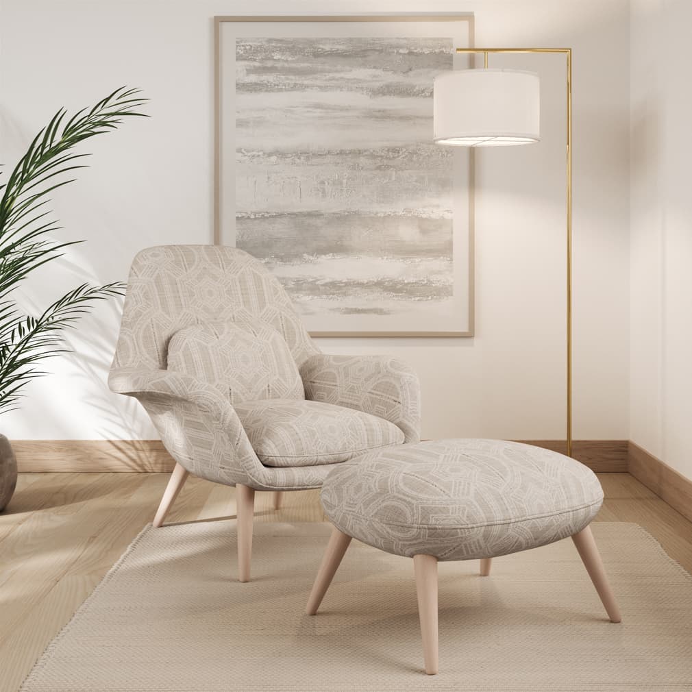 F400-131 Abstract & Geometric,Global nan Beige & Taupe Performance Colors