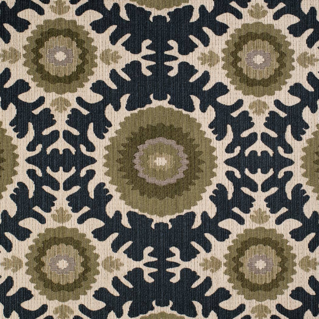 F400-174 Abstract & Geometric,Global Blue,Green Charlotte Fabrics Woven Patterns