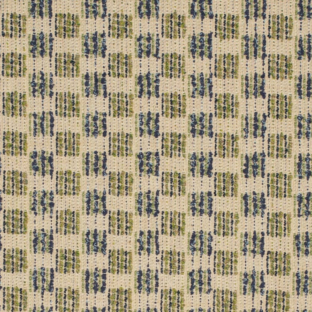 F400-175 Abstract & Geometric,Small Scale Blue,Green Charlotte Fabrics Crypton,Woven Patterns
