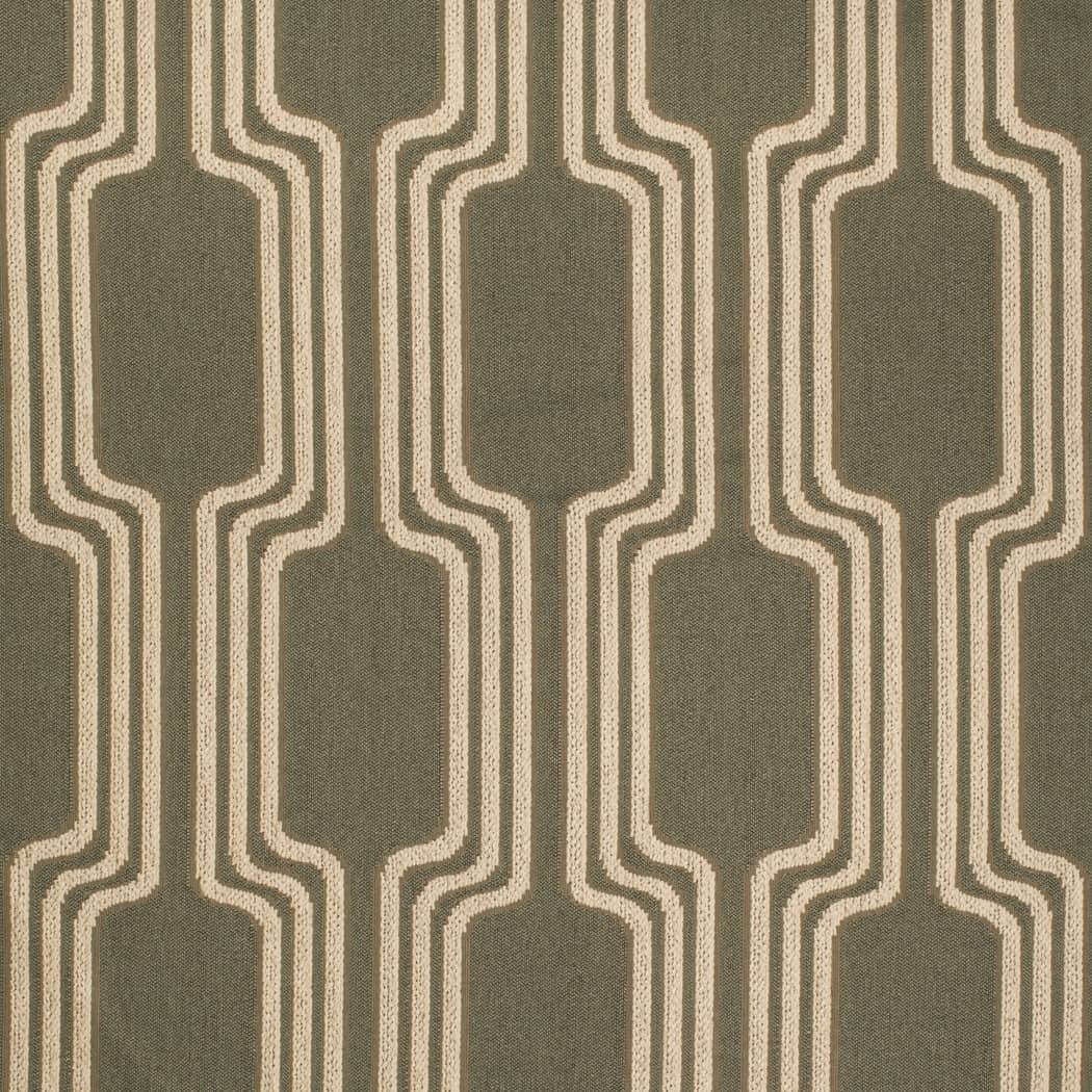 F400-179 Abstract & Geometric Green Charlotte Fabrics Woven Patterns