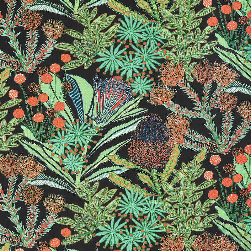 F81762 Thibaut Black Fabric