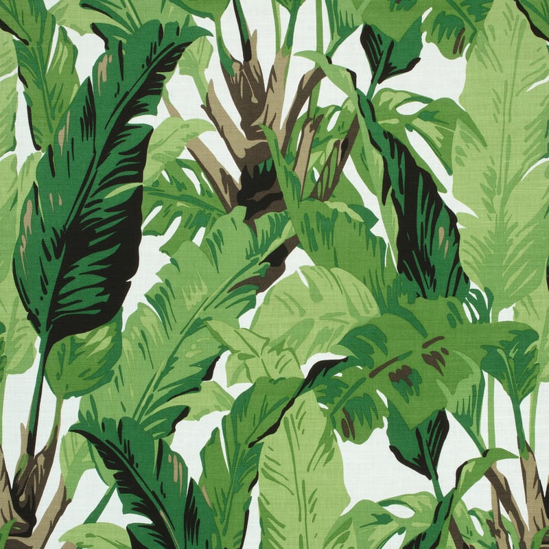 F910127 Thibaut Green Fabric