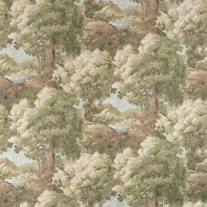 F910546 Thibaut Green Fabric