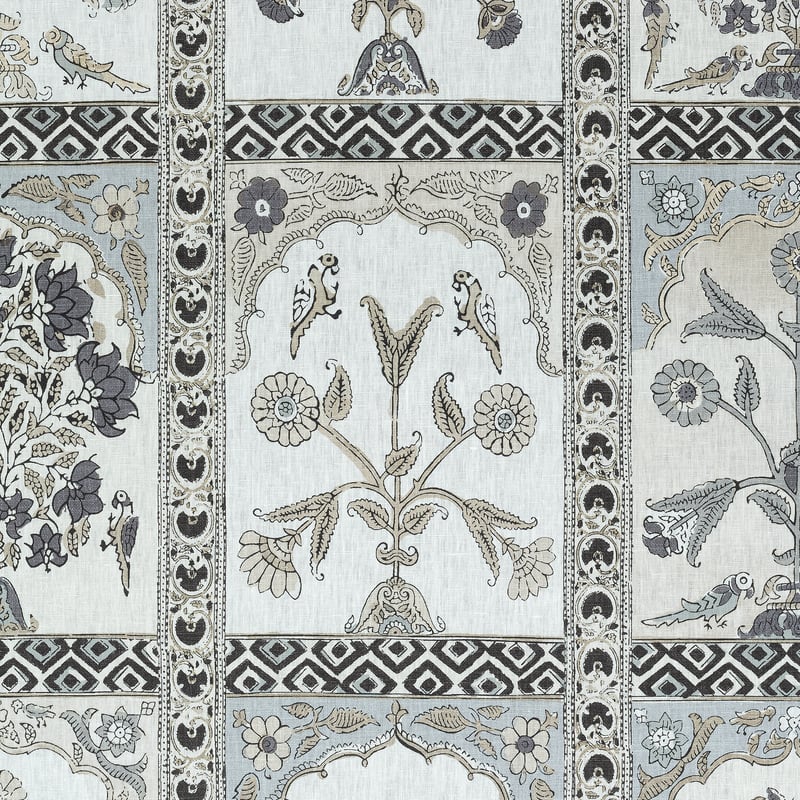 F910630 Thibaut Black and White Fabric