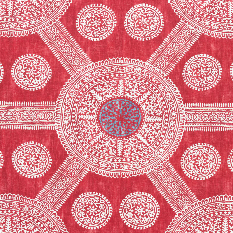 F910637 Thibaut Red Fabric