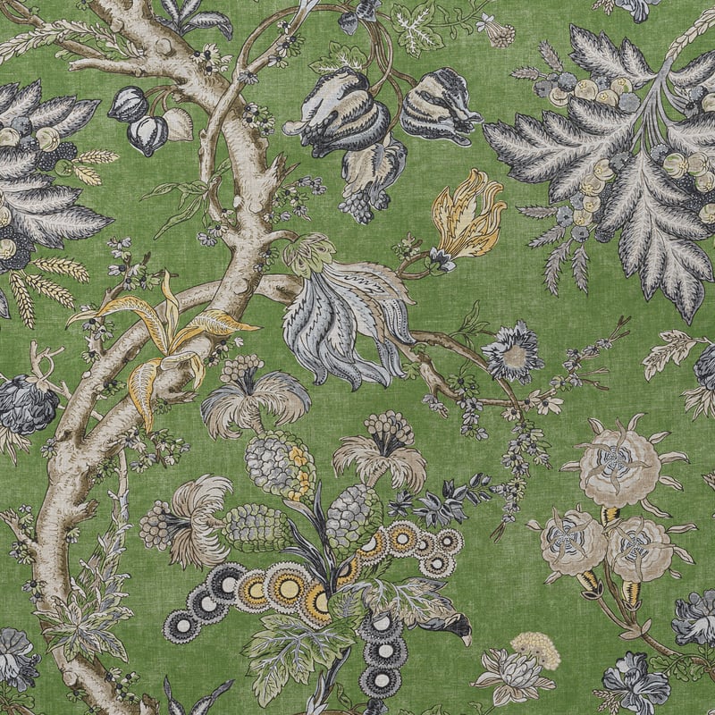 F910844 Thibaut Green Fabric