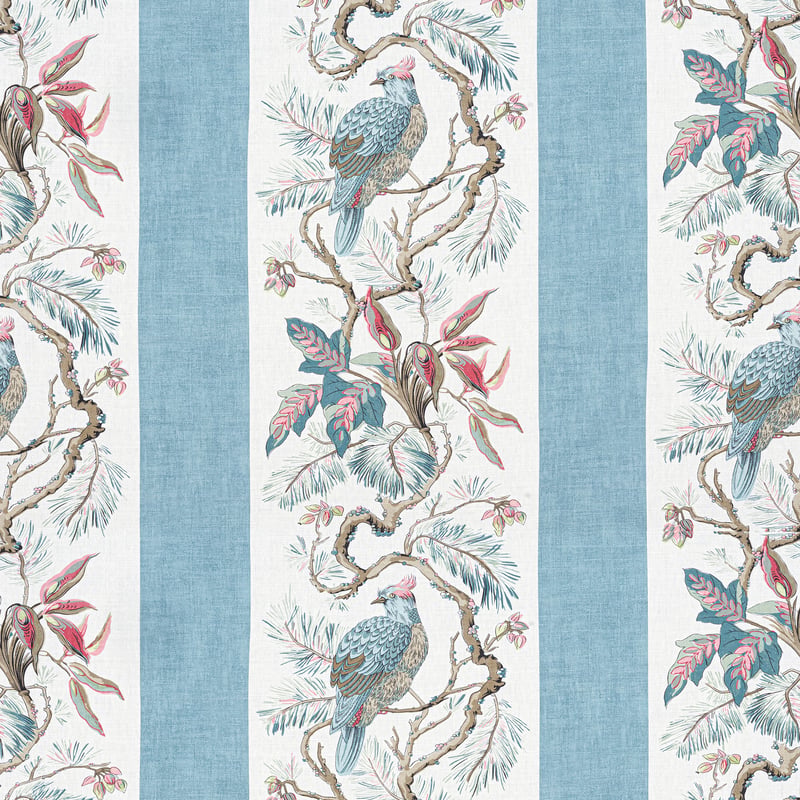 F910863 Thibaut Spa Blue Fabric