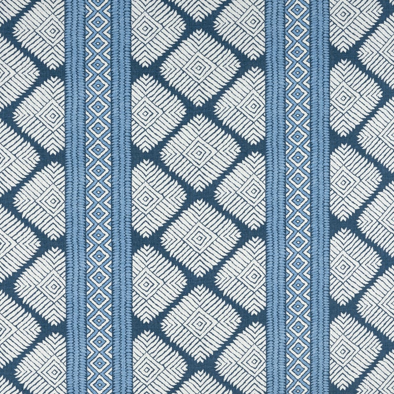 F913249 Thibaut Navy Fabric