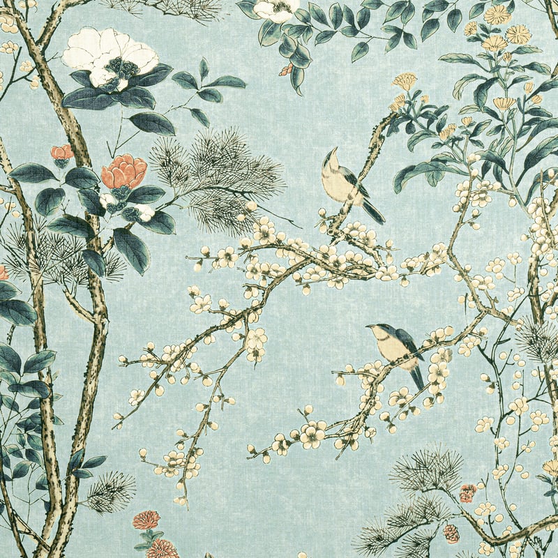 F913625 Thibaut Mist Fabric