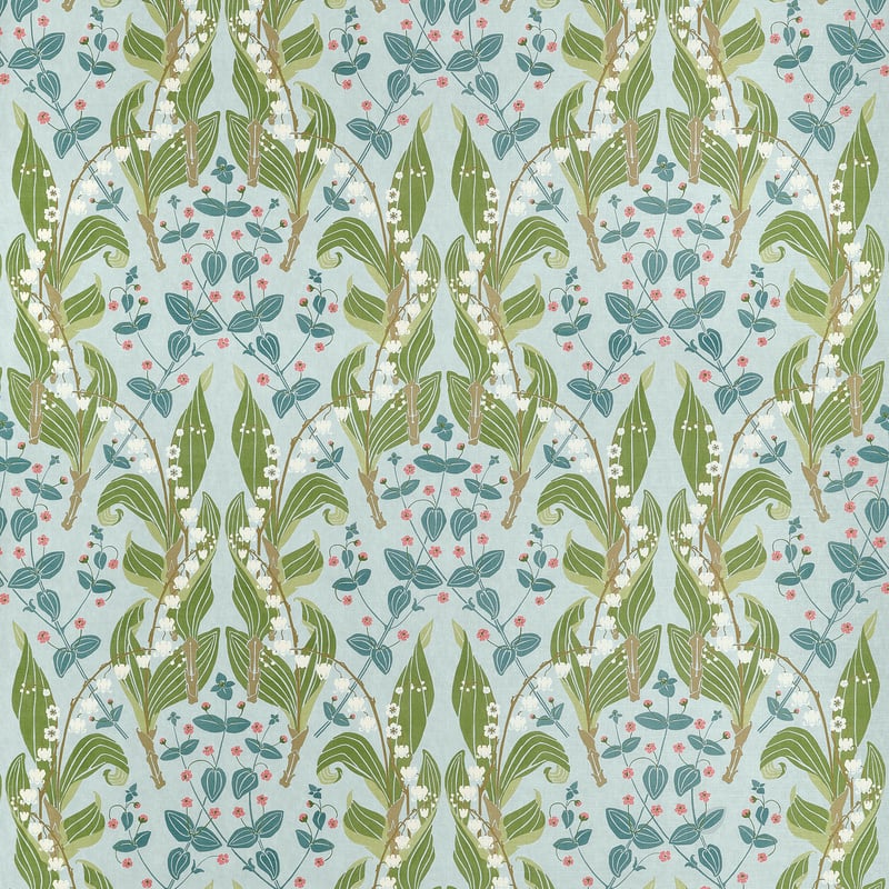 F914618 Thibaut Spa Blue Fabric
