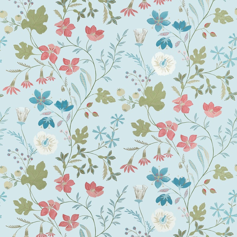 F914627 Thibaut Spa Blue Fabric