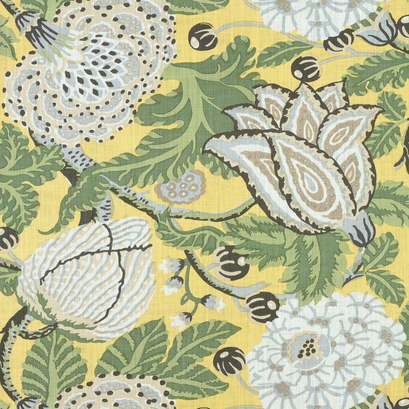 F92947 Thibaut Yellow Fabric
